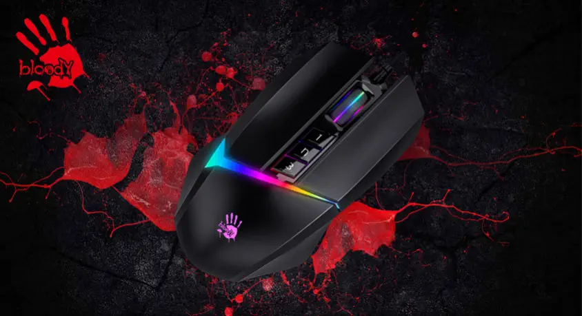 Bloody W60 Max Kablolu Kırmızı Gaming Mouse