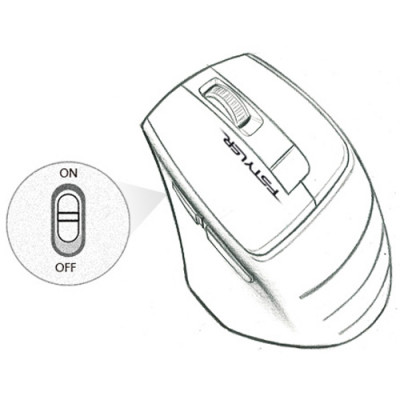 A4 Tech FG30 Kablosuz Beyaz Mouse