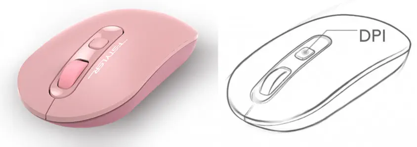 A4 Tech FG20 Pembe Kablosuz Mouse