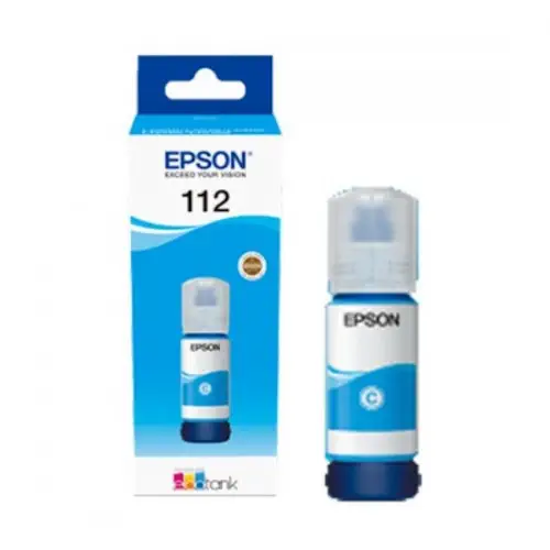 Epson 112 EcoTank Pigment Mavi Şişe Mürekkep Kartuşu - C13T06C24A