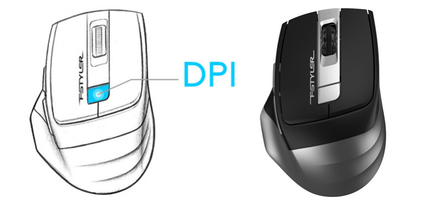 A4 Tech FB35 Gri Kablosuz Mouse