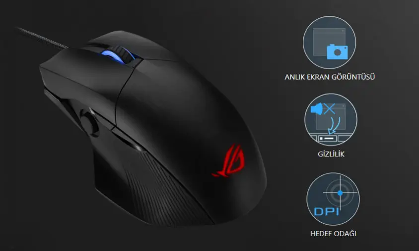 Asus ROG Chakram Core P511 Kablolu Gaming Mouse