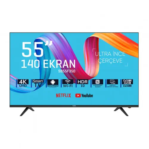 SABA SB55F350 55 inç 140 Ekran Android Smart LED TV