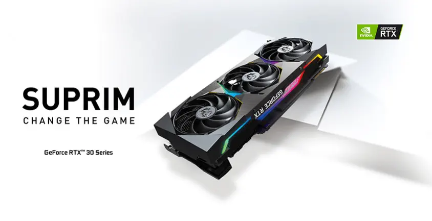 MSI GeForce RTX 3090 SUPRIM X 24G Gaming Ekran Kartı