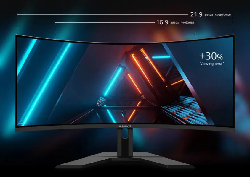 Gigabyte G34WQC 34″ VA WQHD Curved Gaming Monitör