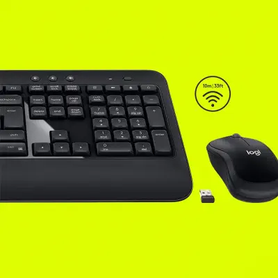 Logitech Advanced Combo 920-008808 Kablosuz Klavye ve Mouse Set