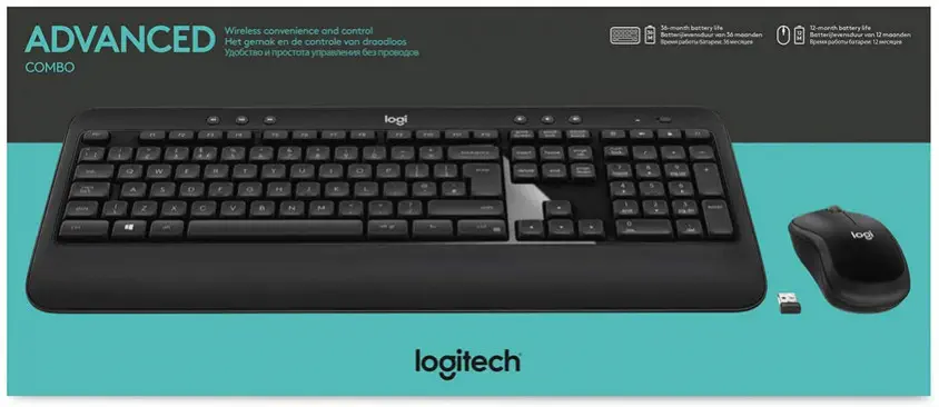 Logitech Advanced Combo 920-008808 Kablosuz Klavye ve Mouse Set