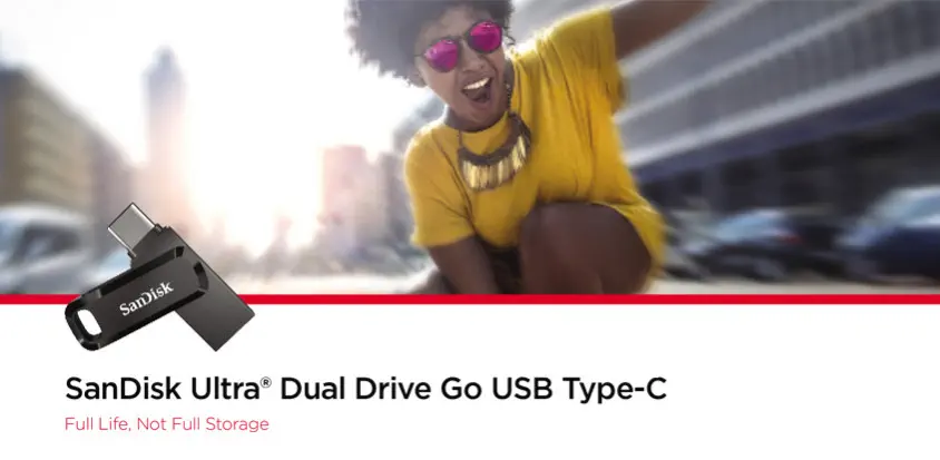 Sandisk Ultra Dual Drive Go Type-C SDDDC3-128G-G46 128GB Flash Bellek