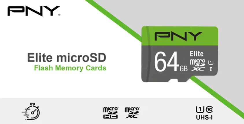 PNY Elite MicroSDXC P-SDUX64U185GW-GE 64GB MicroSD Hafıza Kartı