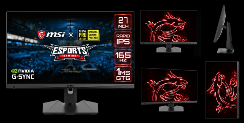 MSI Optix MAG274QRF 27” IPS WQHD Gaming Monitör
