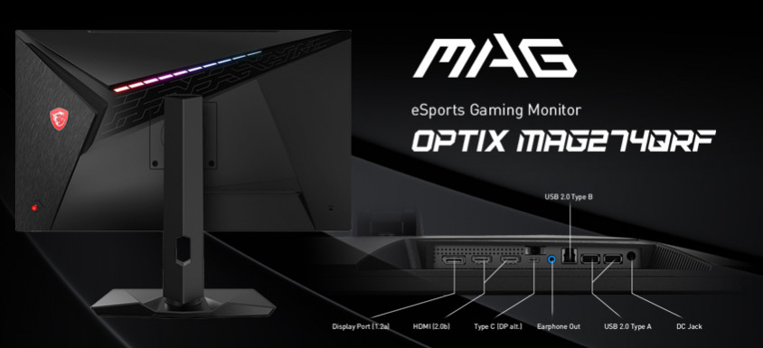 MSI Optix MAG274QRF 27” IPS WQHD Gaming Monitör