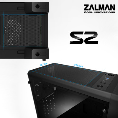 Zalman S2 ATX Mid-Tower Gaming Kasa