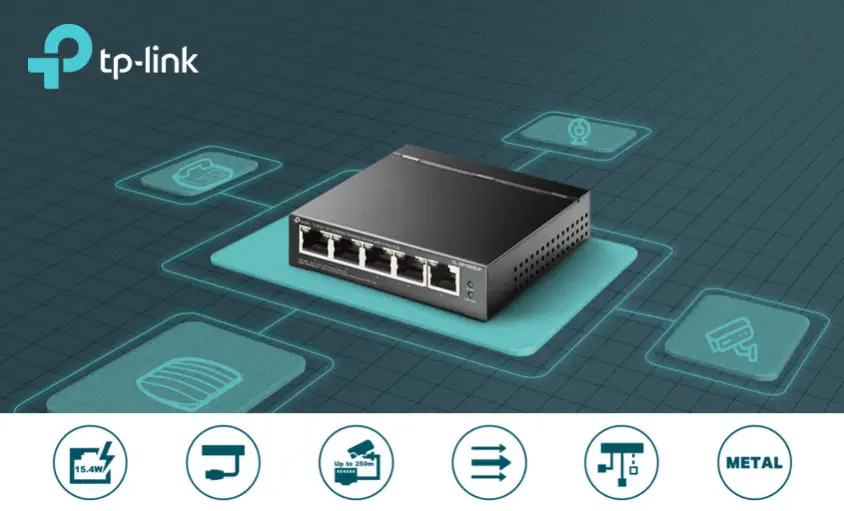 TP-Link TL-SF1005LP Yönetilemez Switch