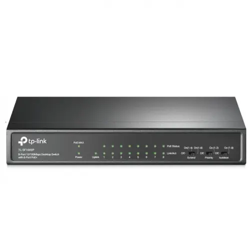 TP-Link TL-SF1009P Yönetilemez Switch