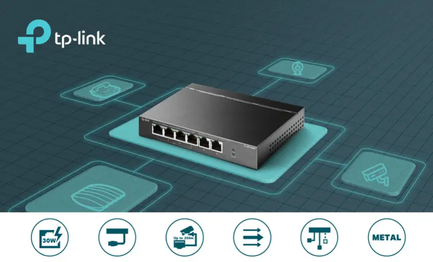 TP-Link TL-SF1006P Yönetilemez Switch