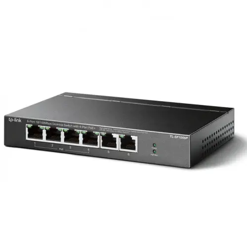 TP-Link TL-SF1006P Yönetilemez Switch