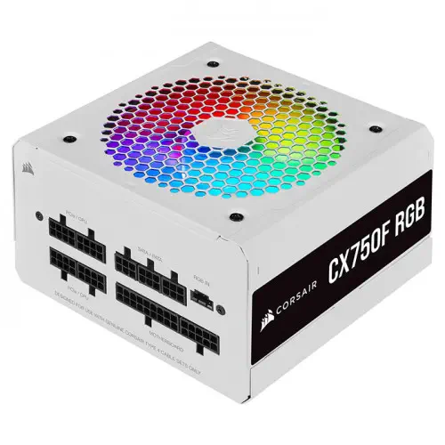 Corsair CX750F RGB White CP-9020227-EU 750W Full Modüler Power Supply