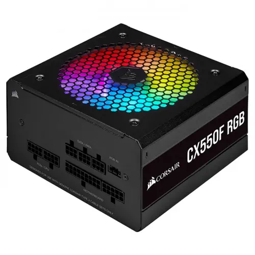 Corsair CX550F RGB CP-9020216-EU 550W Full Modüler Power Supply