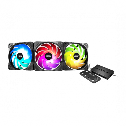 MSI MAX F12A-3H ARGB 120mm 3lü Fan ve ARGB Kontrolcü