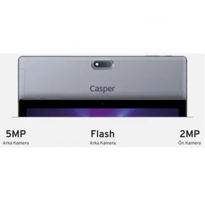 Casper Via S30 64 GB 10″ Tablet Metalik Gri