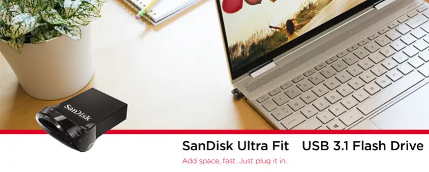 Sandisk Ultra Fit SDCZ430-128G-G46 128GB Flash Bellek