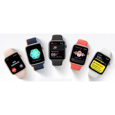 Apple Watch SE GPS 44mm Uzay Grisi Alüminyum Kasa ve Gece Yarısı Spor Kordon MKQ63TU/A 