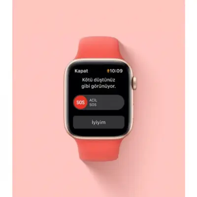 Apple Watch SE GPS 44mm Uzay Grisi Alüminyum Kasa ve Gece Yarısı Spor Kordon MKQ63TU/A 