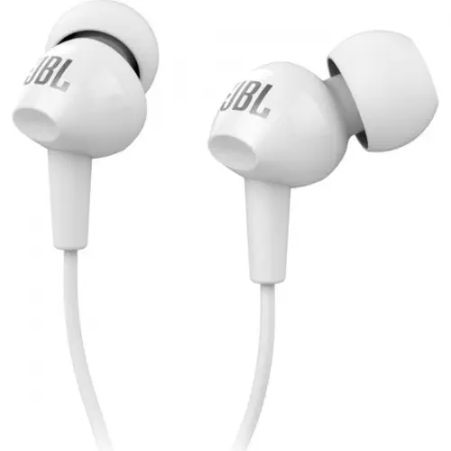 JBL C100SI Beyaz Mikrofonlu Kulak İçi Kulaklık 