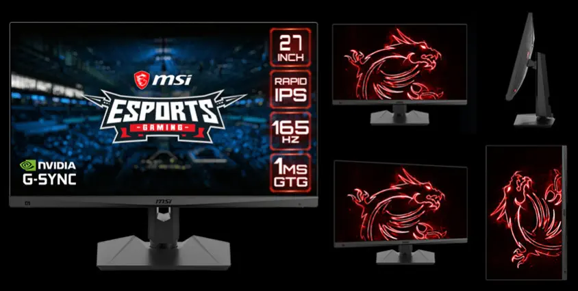 MSI Optix MAG274QRF-QD 27” IPS WQHD Gaming Monitör