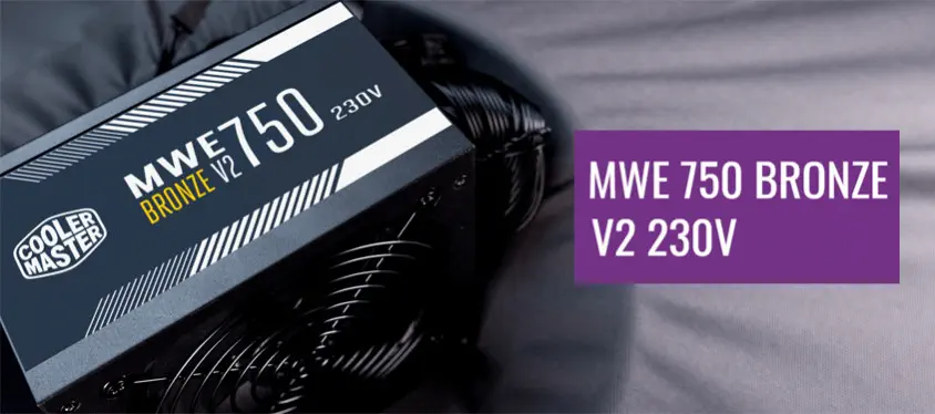 Cooler Master MPE-7501-ACABW-BEU MWE 750 Bronze V2 230V 750W 80+ Bronze 120mm Fan Power Supply