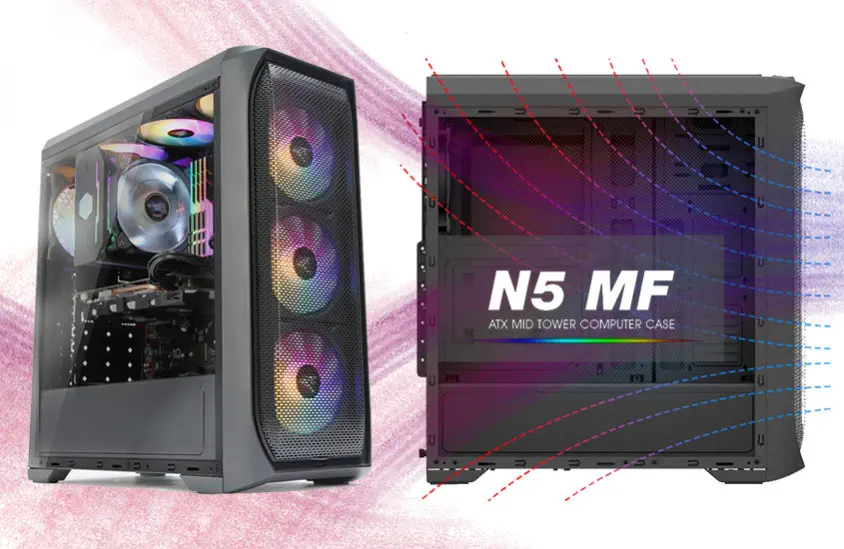 Zalman N5 MF 600W ATX Mid-Tower Gaming Kasa