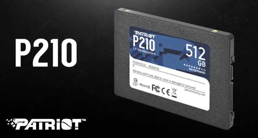 Patriot P210 P210S512G25 512GB SATA 3 SSD Disk