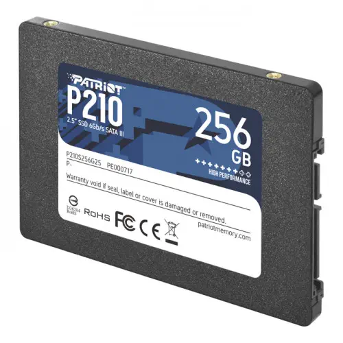 Patriot P210 P210S256G25 256GB SATA 3 SSD Disk