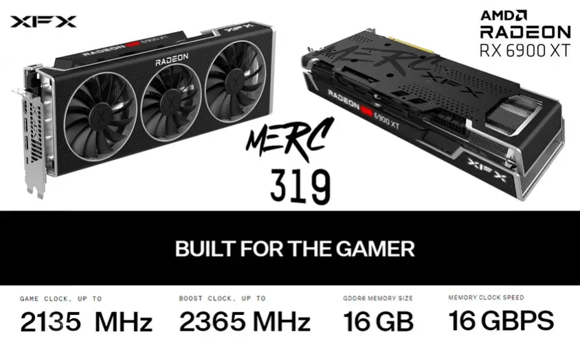 XFX Speedster MERC 319 AMD Radeon RX 6900 XT Black RX-69XTACBD9 Gaming Ekran Kartı