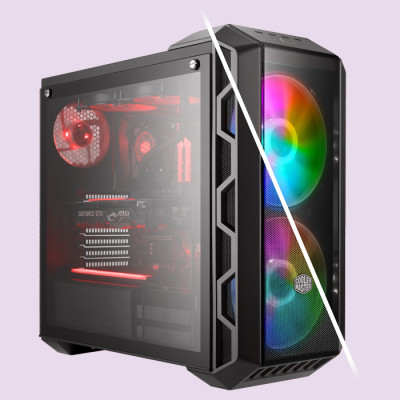 Cooler Master MasterCase H500 ARGB MCM-H500-IGNB75-S03 E-ATX Mid-Tower Gaming Kasa