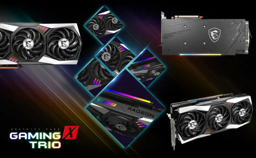 MSI Radeon RX 6800 GAMING X TRIO 16G Gaming Ekran Kartı