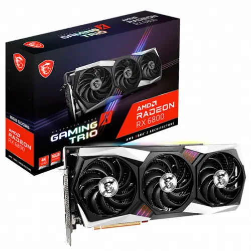 MSI Radeon RX 6800 GAMING X TRIO 16G Gaming Ekran Kartı