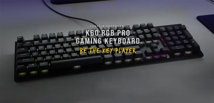 Corsair K60 RGB Pro Cherry Viola CH-910D019-TR Mekanik Kablolu Gaming Klavye