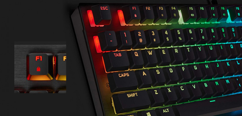 Corsair K60 RGB Pro Cherry Viola CH-910D019-TR Mekanik Kablolu Gaming Klavye