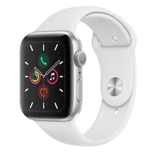 Apple Watch Series 5 GPS 44 mm MWVD2TU/A Gümüş Rengi Alüminyum Kasa ve Spor Kordon Akıllı Saat