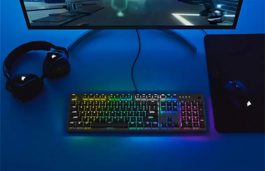 Corsair K60 RGB Pro Cherry MX Low Profile Speed CH-910D018-TR Mekanik Kablolu Gaming Klavye