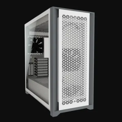 Corsair 5000D AirFlow CC-9011211-WW Beyaz E-ATX Mid-Tower Gaming Kasa