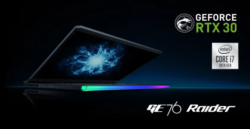 MSI GE76 Raider 10UG-222TR 17.3″ Full HD Gaming Notebook
