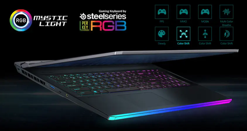 MSI GE76 Raider 10UG-222TR 17.3″ Full HD Gaming Notebook