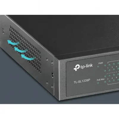 Tp-Link TL-SL1226P Yönetilemez PoE Switch