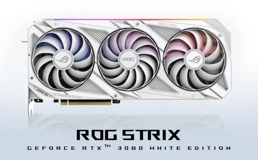 Asus ROG Strix GeForce RTX 3080 OC White Gaming Ekran Kartı