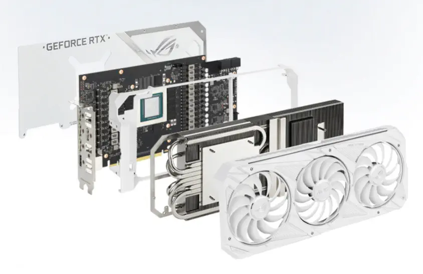 Asus ROG Strix GeForce RTX 3070 OC White Gaming Ekran Kartı