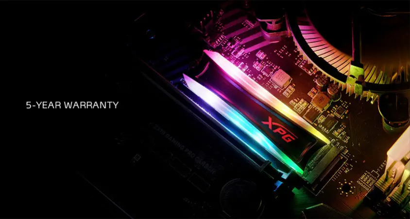 XPG Spectrix S40G AS40G-256GT-C 256GB RGB NVMe PCIe M.2 SSD Disk