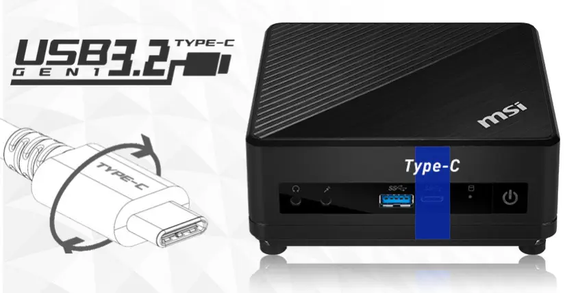 MSI Cubi 5 10M-073XTR Siyah Mini PC