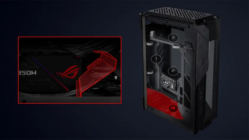 Asus ROG Z11 GR101 Mini-ITX Mini Tower Gaming Kasa